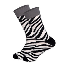 Load image into Gallery viewer, Zebra print socks